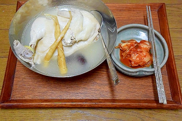 半身で作る☆「参鶏湯（サムゲタン）」