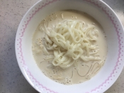 肉味噌であったか豆乳うどん レシピ 作り方 By ミシェル ラ フランス 楽天レシピ