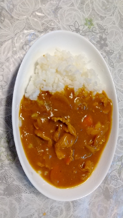 【毎日でも◎10分ランチカレー】豚肉と常備野菜