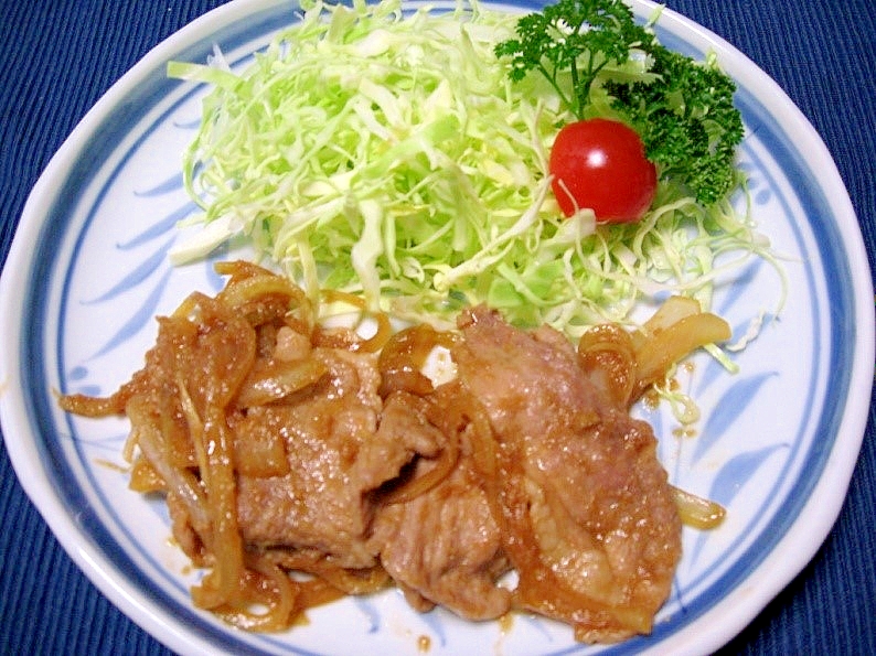 簡単♪玉ねぎタップリの豚の生姜焼き