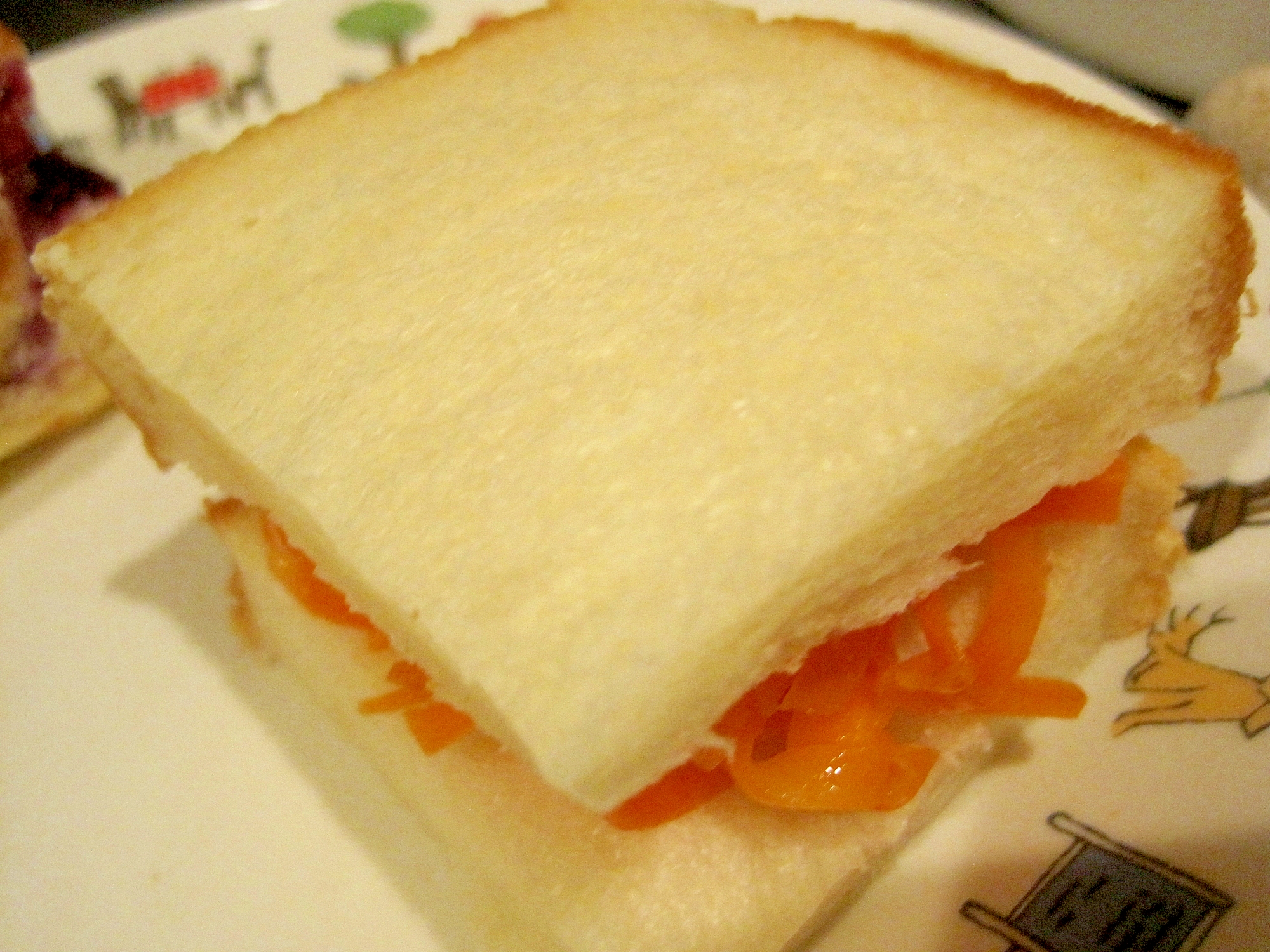 キャロットラペのサンドイッチ