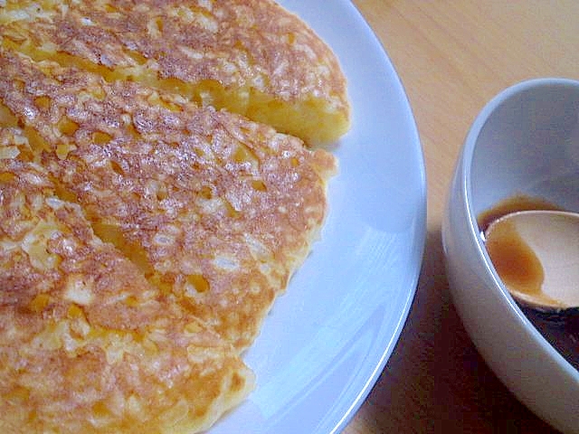 冷やご飯でもちもちパンケーキ