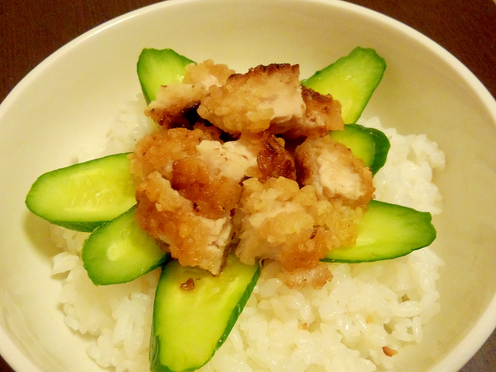 手抜きでごめん！チキン南蛮丼☆