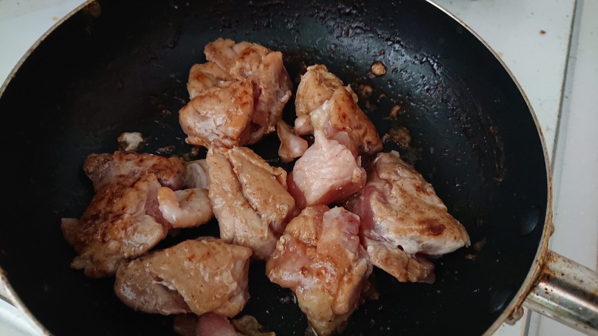 鶏肉の生姜塩麹炒め