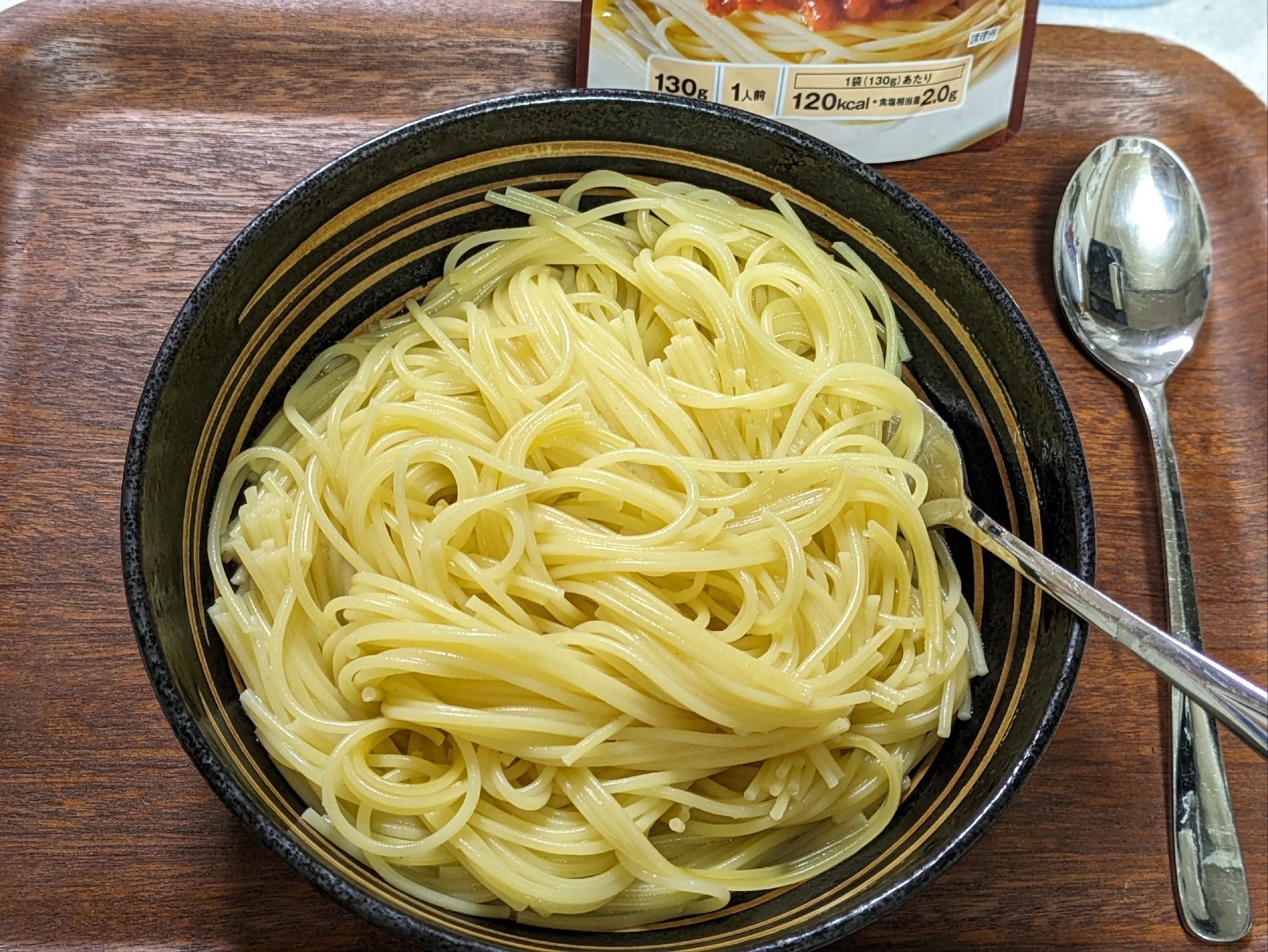 時短＆節電♪湯切りなし♪電子レンジでパスタ