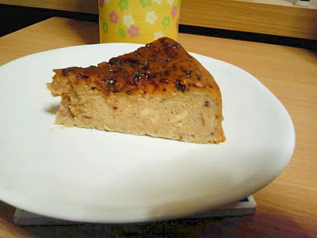 炊飯器で豆乳イチゴチーズケーキ