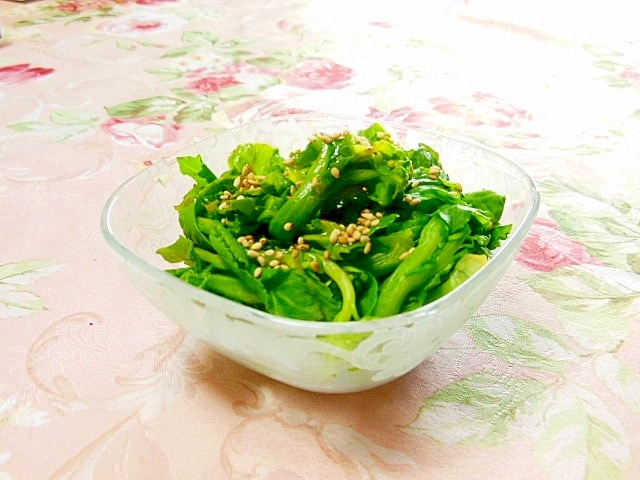 香りよく❤菜の花de甘酢和え❤ レシピ・作り方 by 小太郎1212