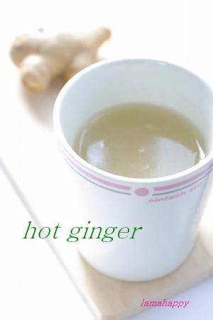 レンジで簡単とろ～り生姜湯