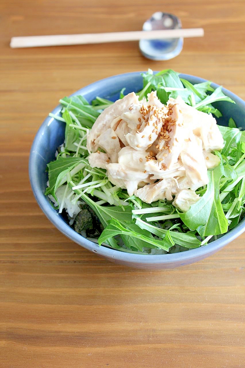 味付け簡単♪鶏マヨ丼