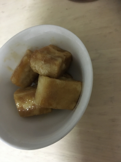 高野豆腐の照り焼きは初めて‼️幅が広がりました(^^)