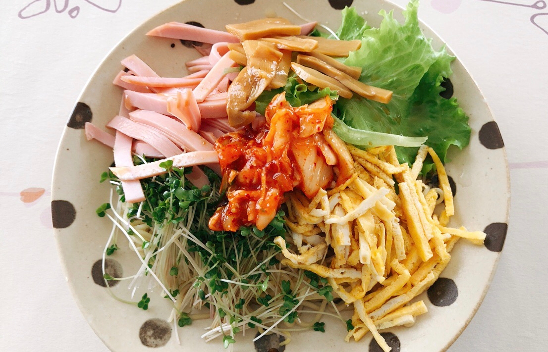 蒟蒻麺3割入れたけどバレなかった冷麺(*^^*)