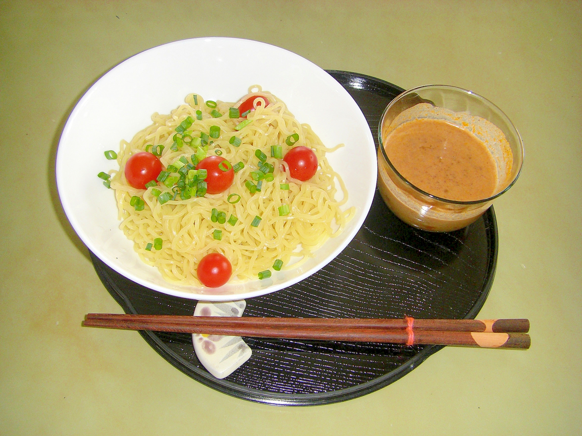 簡単・美味しい！　ミルキーカレーつけ麺