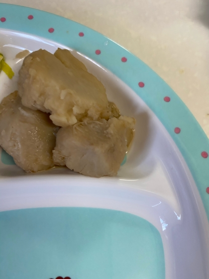 蒲焼きのタレで里芋の煮物