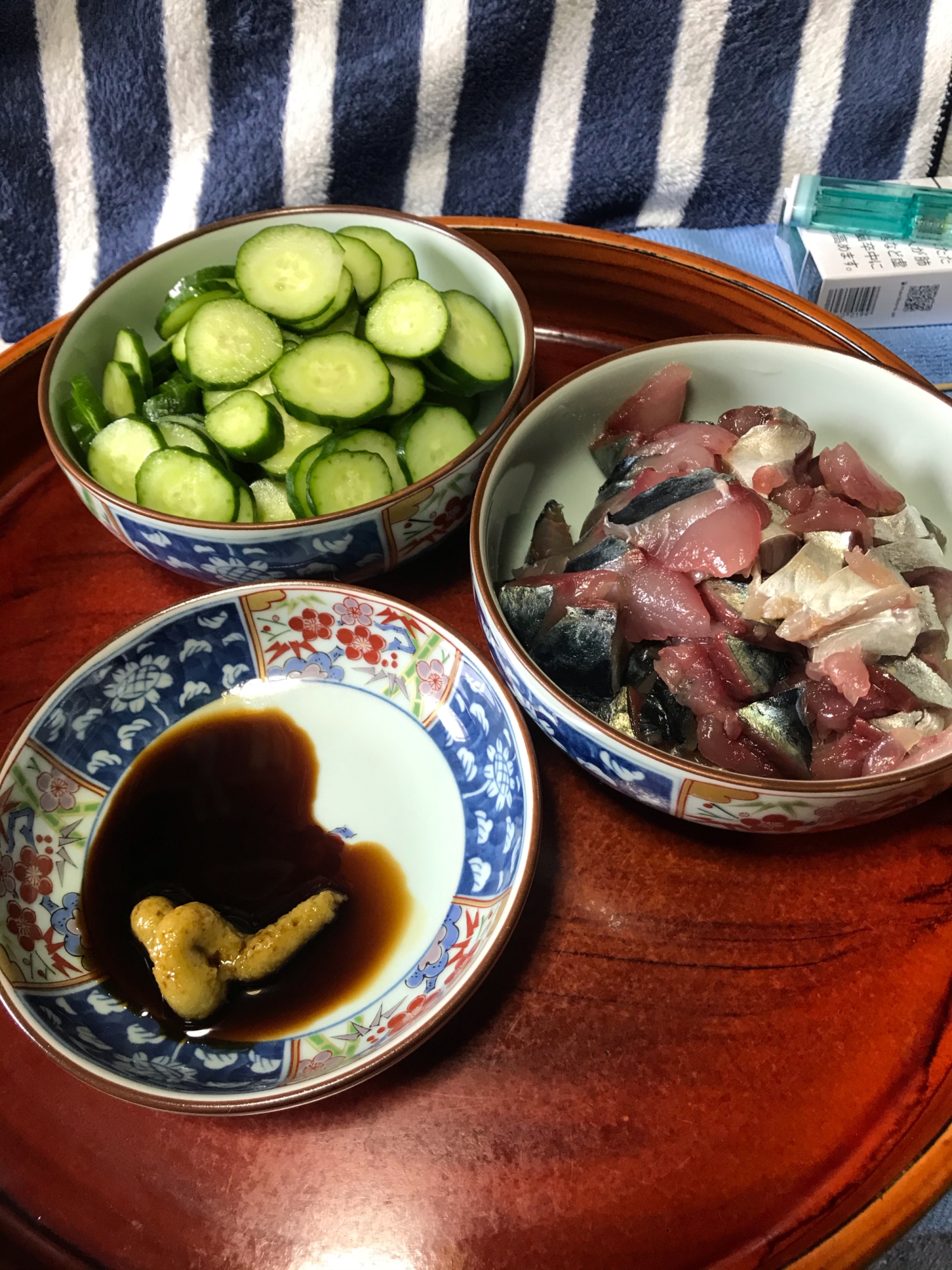 鰤の醤油漬け刺し