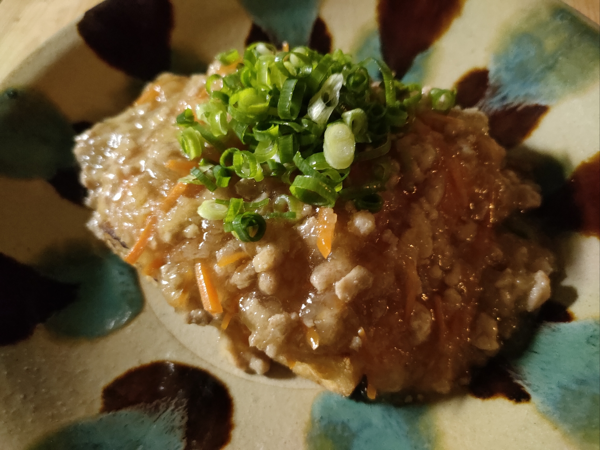 厚揚げのひき肉みぞれ餡