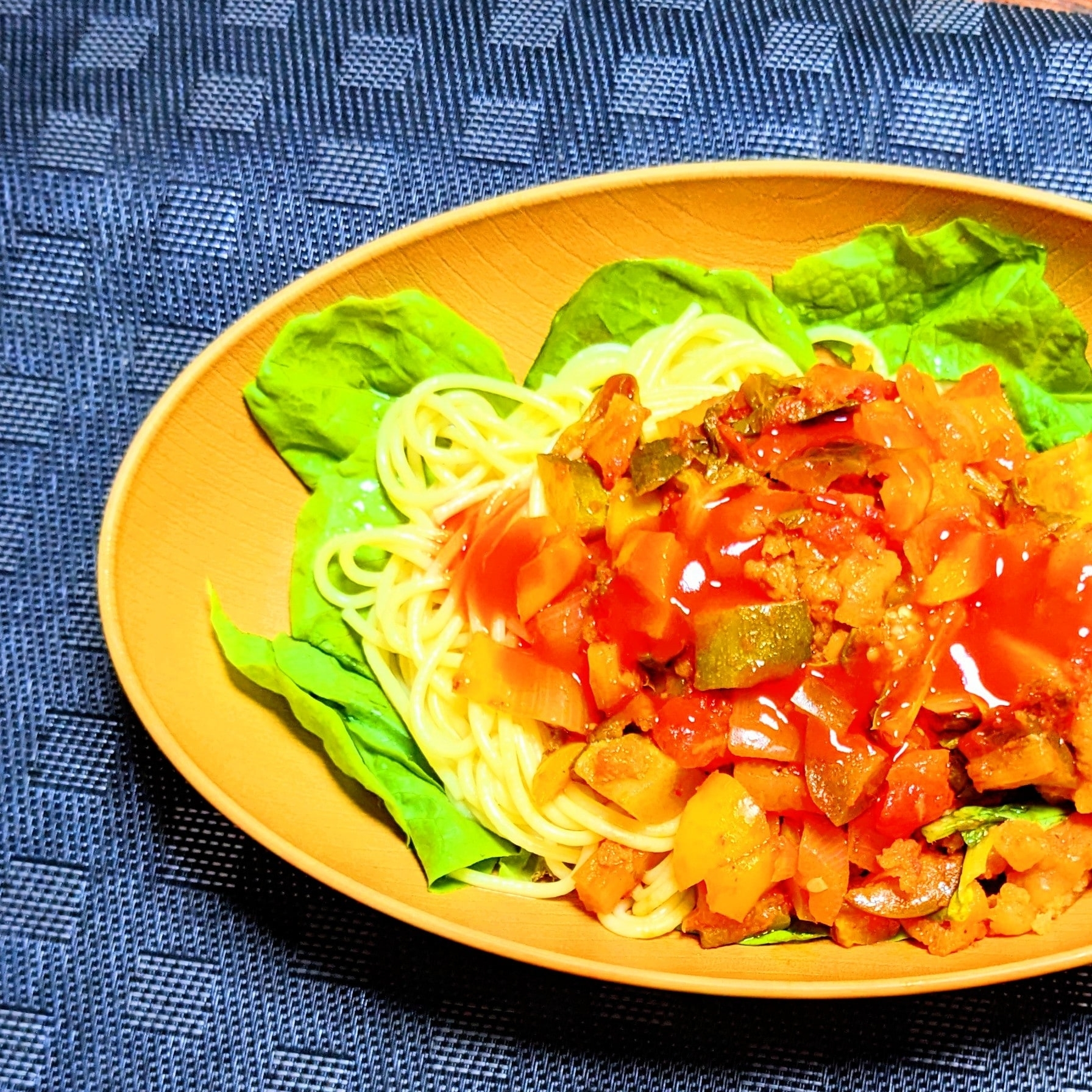 ホットチリラタトゥイユパスタ