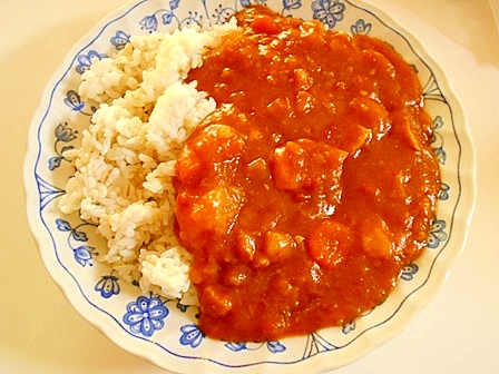 鶏肉たっぷり トマト入りカレーライス レシピ 作り方 By V るん 0394 楽天レシピ