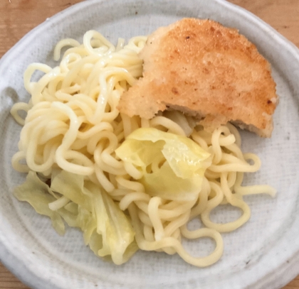 鶏レバー♪鶏レバーのソース焼きそば