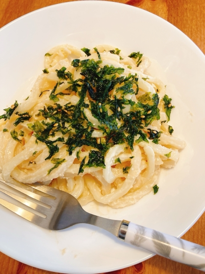 子どもにも大好評！めんたいうどん