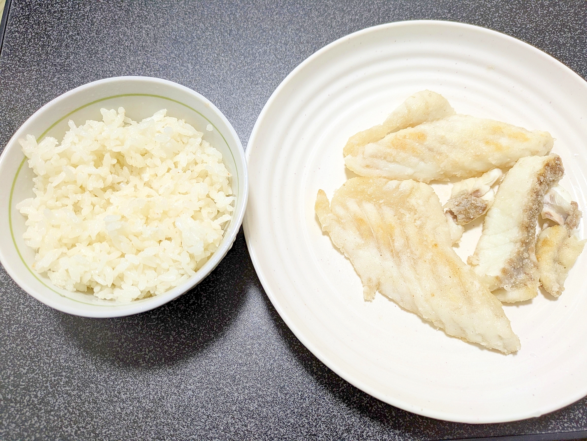 鯛のあらを使った鯛めし、揚げ焼き、あら汁