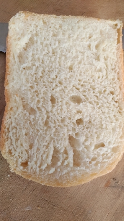 HBで☆バターなし！シンプルなミルク食パン