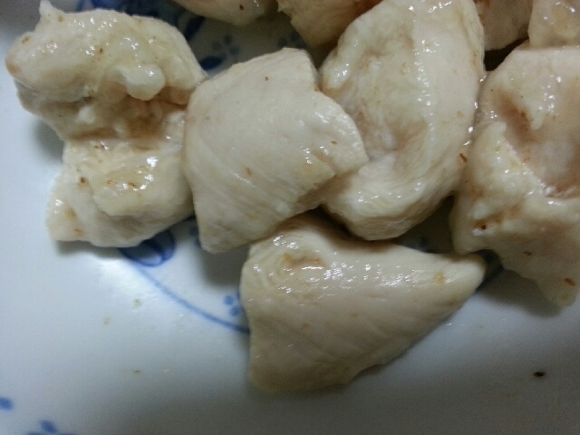 とろーりおいしい茹でササミ