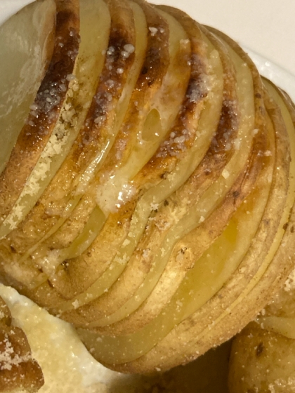 レンジとトースターで簡単♪ハッセルバックポテト♪