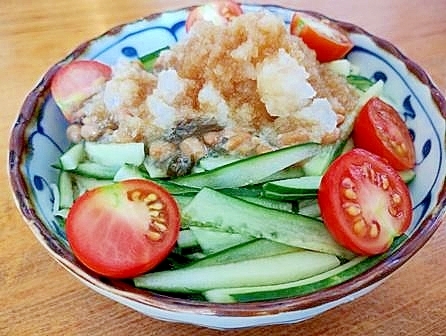 納豆おろし素麺