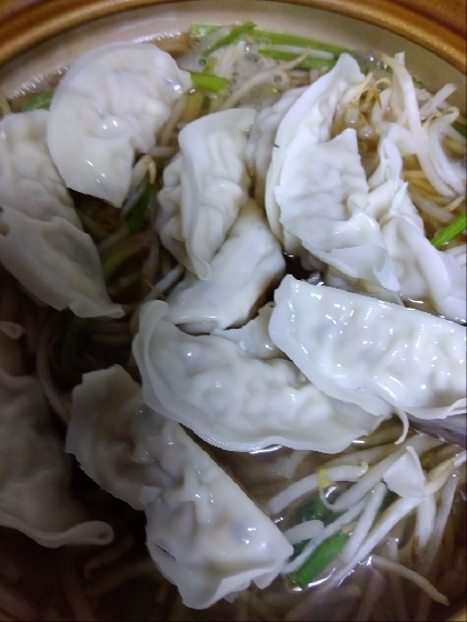 野菜たっぷり餃子鍋