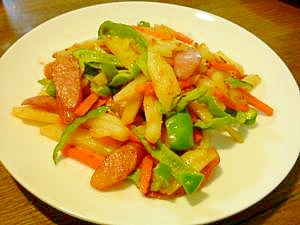 スイチリマヨの野菜炒め