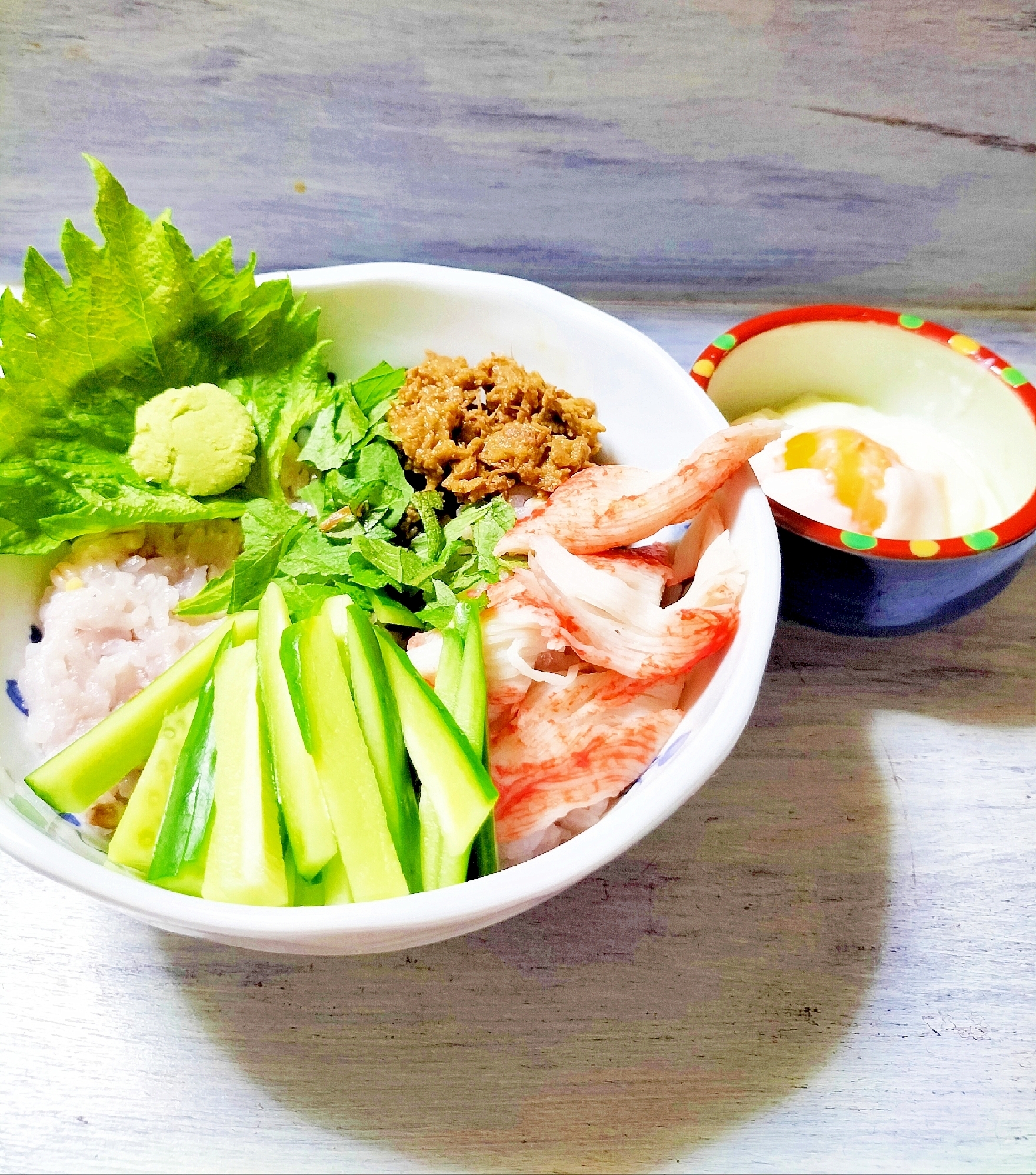 蟹丼✨温玉のせ