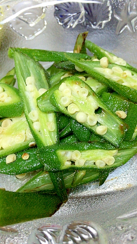 オクラの温野菜