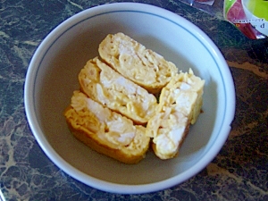 生姜の甘酢漬け入りの卵焼き