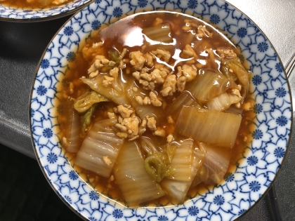 白菜たっぷり！白菜とひき肉の麻婆白菜♪