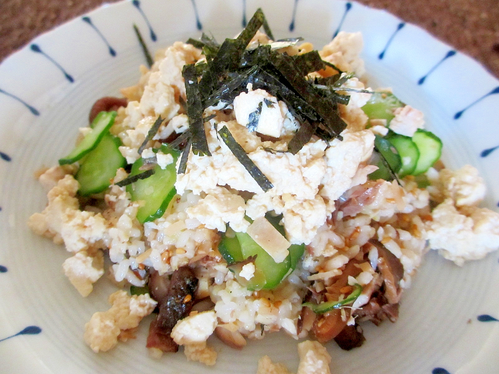 豆腐そぼろのサンマの混ぜご飯