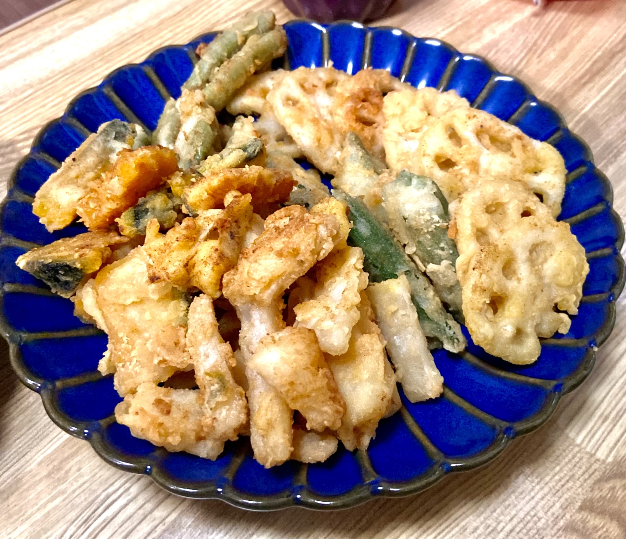 パン粉の代わりにおから粉を使った野菜フライを再現！