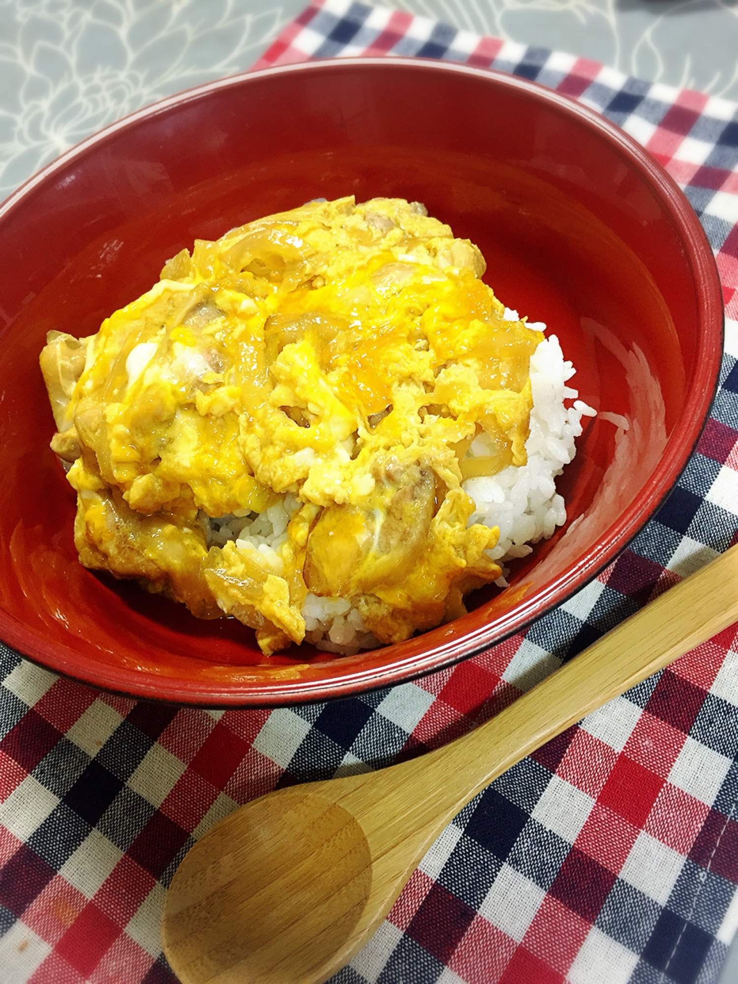 超簡単☆めんつゆで親子丼☆