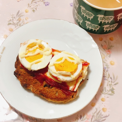 ささささきさんෆ˚*٩（⚈̤‿⚈̤ ）۶♡
朝食にぴったりなメニューとても美味しかったですෆ(´ ᎑ `⑉︎)ෆ˚*素敵なレシピありがとうございますෆ˚*