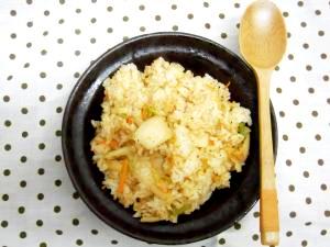 キムチと鶏ガラスープだけでチャーハン レシピ 作り方 By 太陽sunさん 楽天レシピ