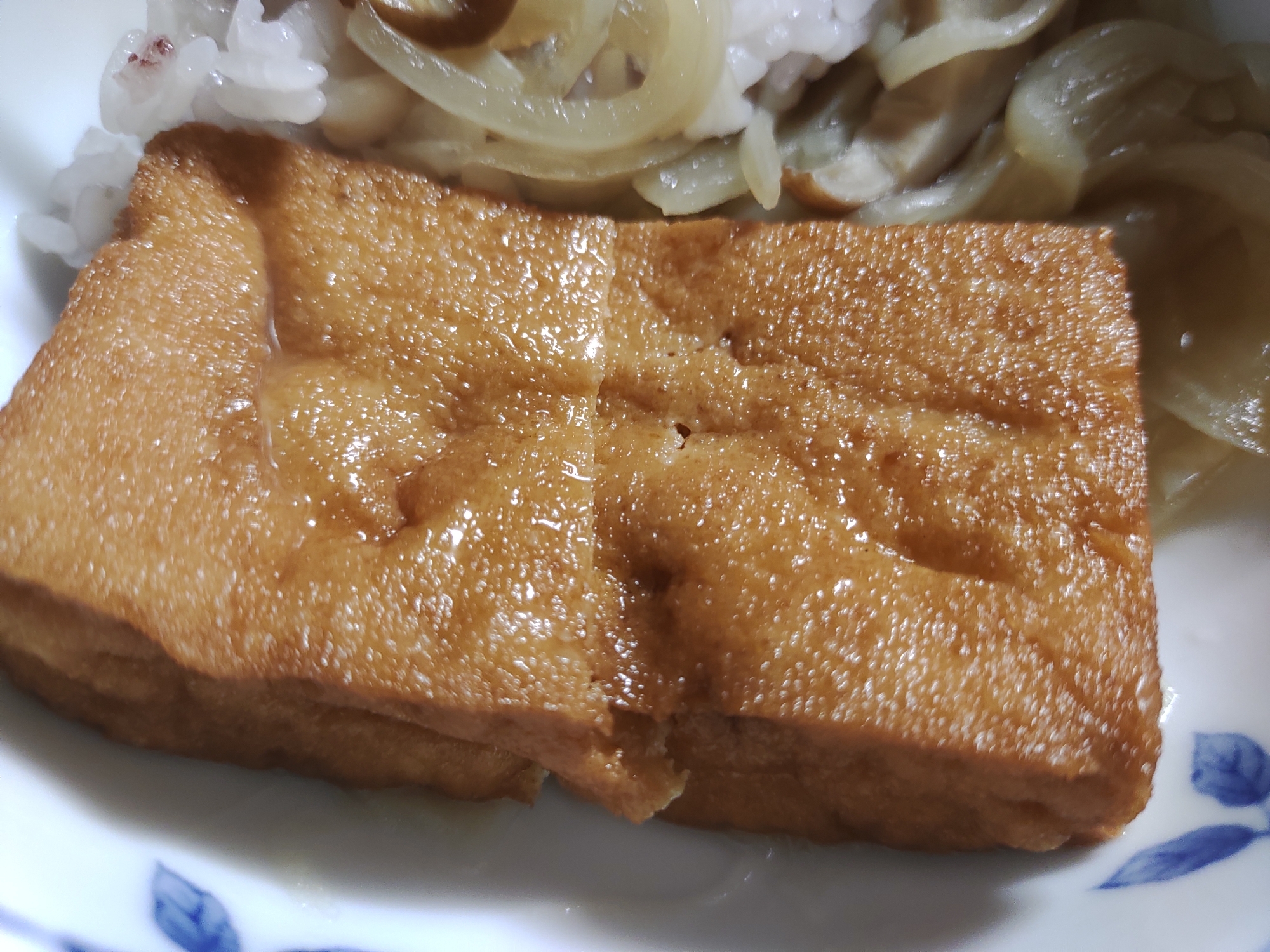 厚揚げの甘辛煮