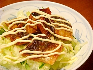 甘辛じゅわっと★さんまのかば焼き丼★