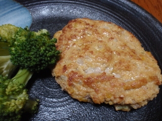 カボチャの甘味がおいしい☆カボチャハンバーグ