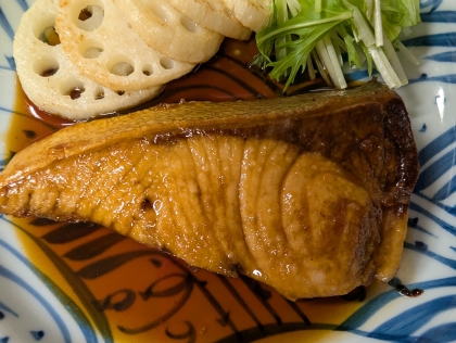 ぶりの照り焼き