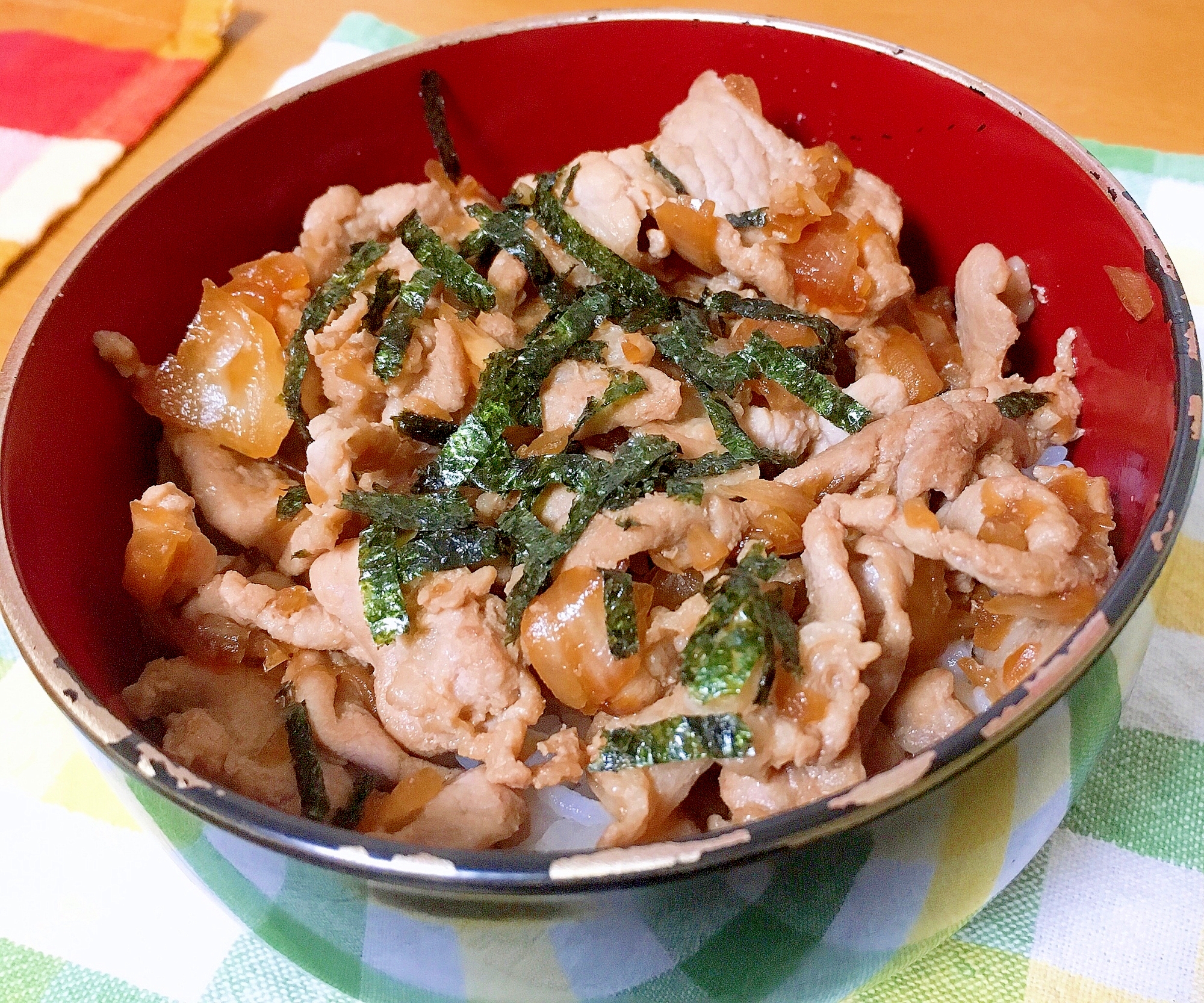 簡単15分 家にある物で作る豚丼 レシピ 作り方 By Coco 楽天レシピ