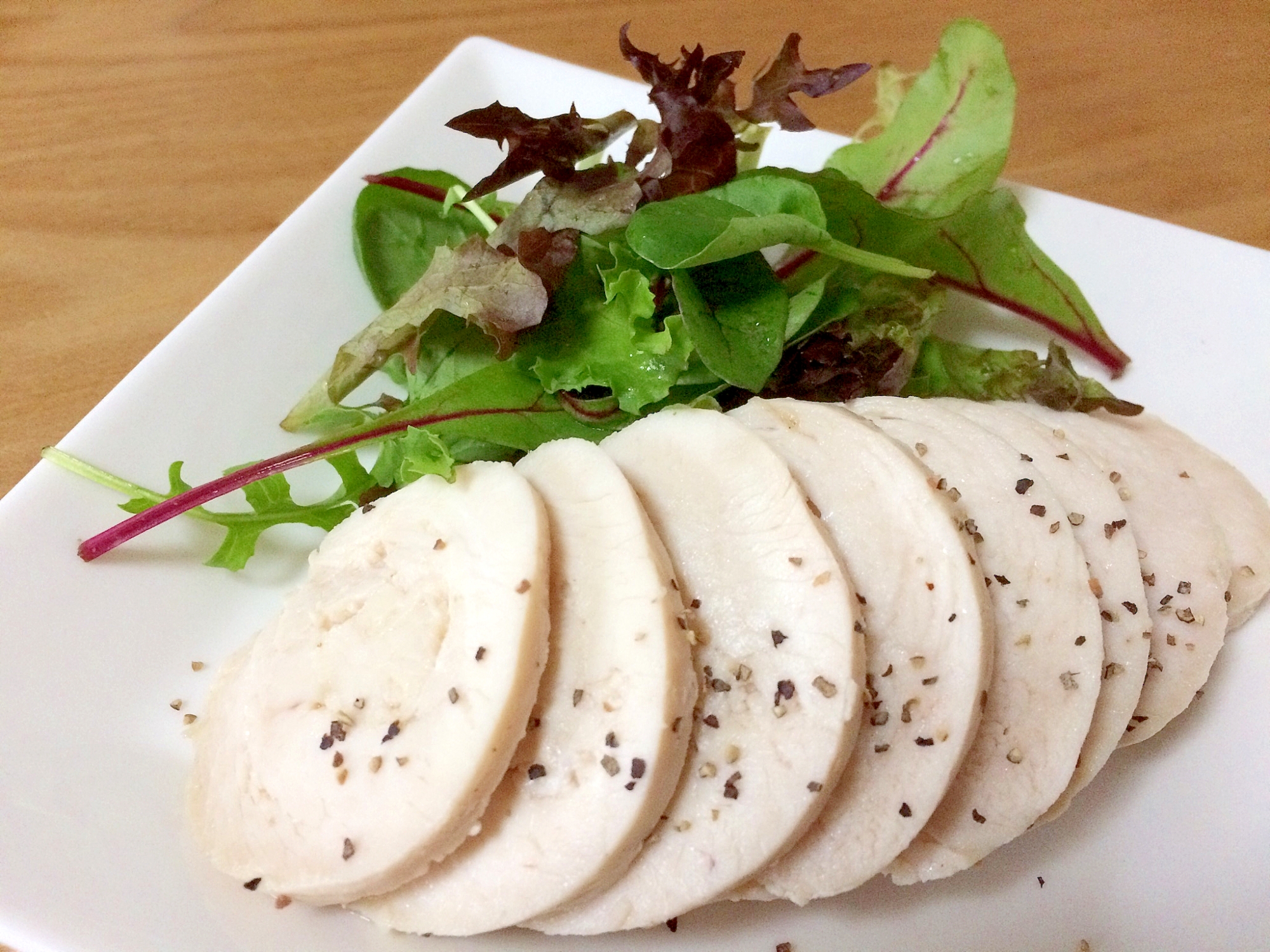 昆布酢で作る☆レンチンで♪簡単鶏ハム