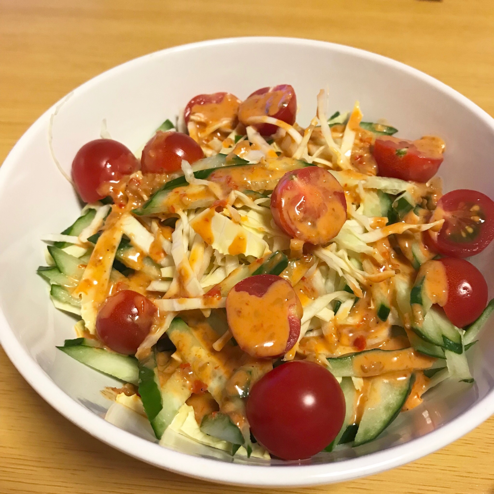 ピリ辛胡麻だれのキャベツサラダ
