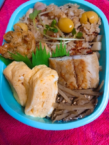 ホタテとひじきの炊き込みご飯