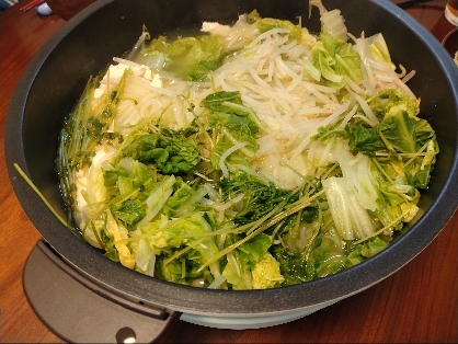 大根と鶏ムネ肉のあっさり鍋