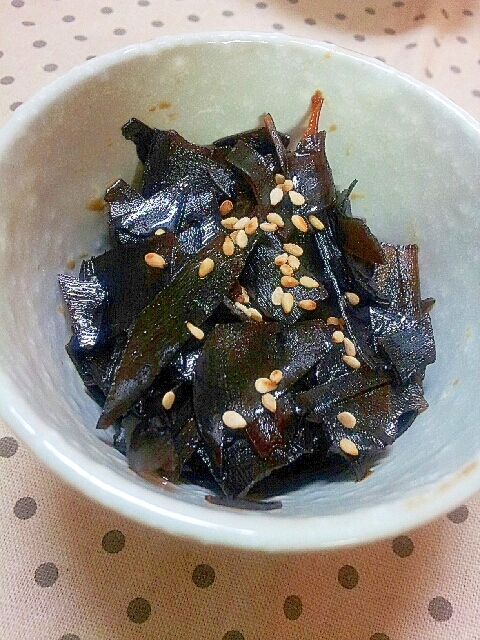 出汁がら昆布と海苔の佃煮で✿昆布と海苔の佃煮❤