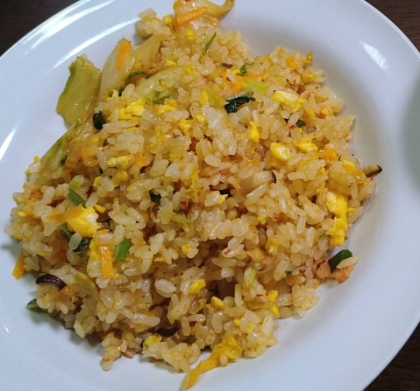 ハムで豚キムチチャーハン